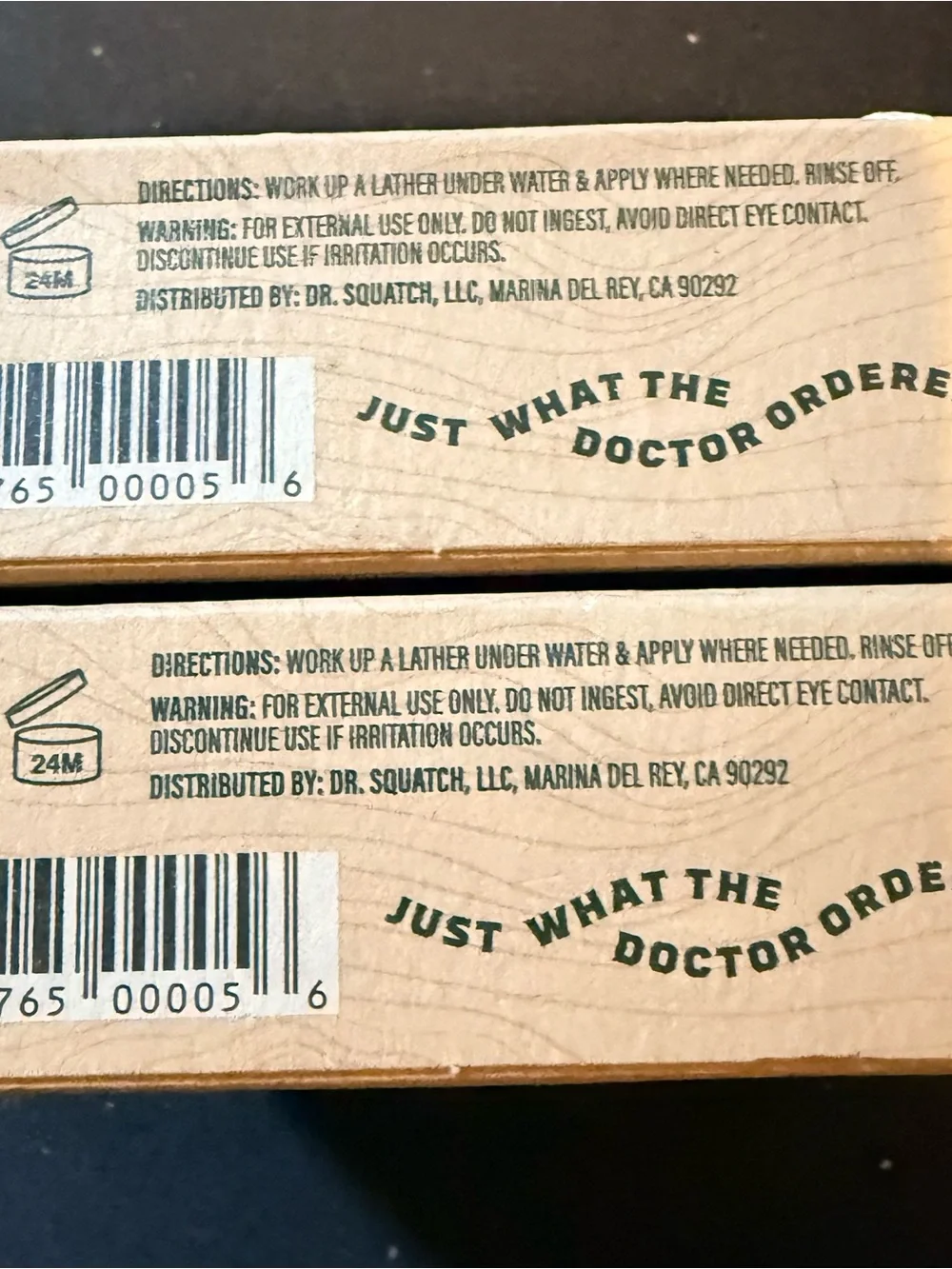 Dr. Squatch Birchwood Breeze & Deep Sea Goat's Milk Soap Pack of 4